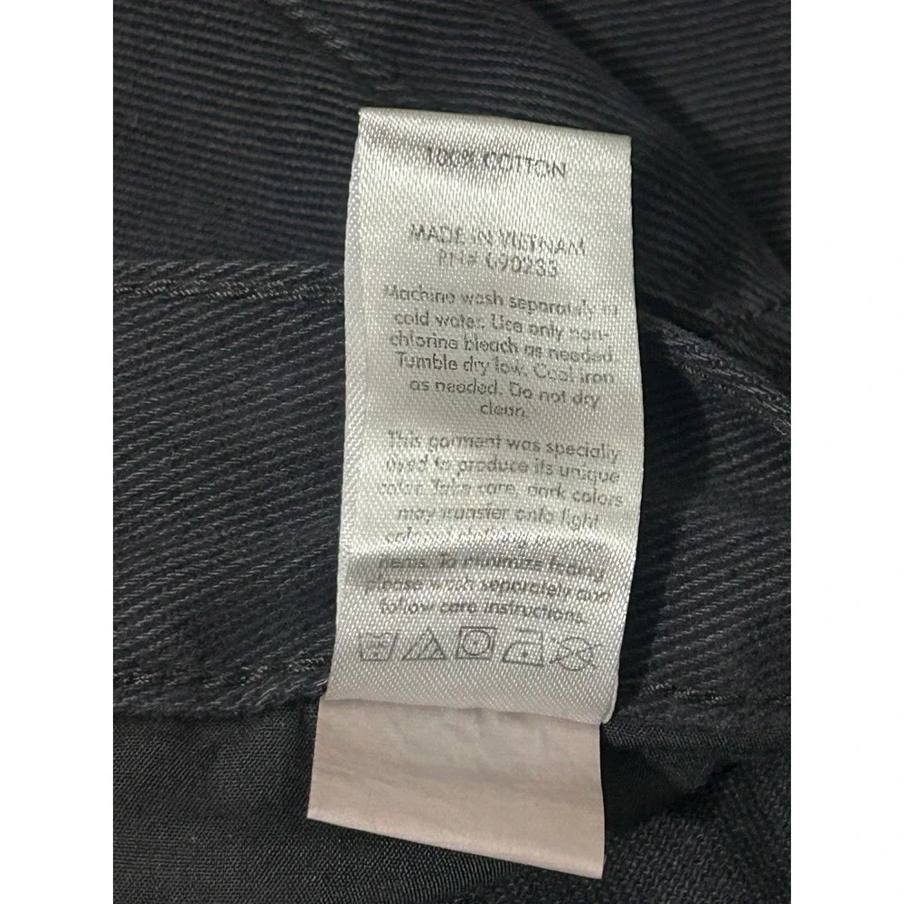 Pacsun‎ Ultra High Rise Slim Ripped Distressed Black Jeans Women's Size 25